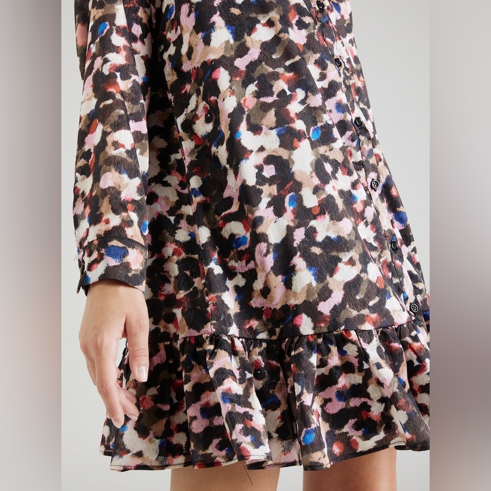 Molly Bracken Printed Shirt Dress L - Picture 2 of 13